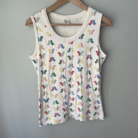 HANNA ANDERSSON DISNEY MICKEY MOUSE WOMEN'S TANK TOP PAJAMAS SZ M - Picture 1 of 7
